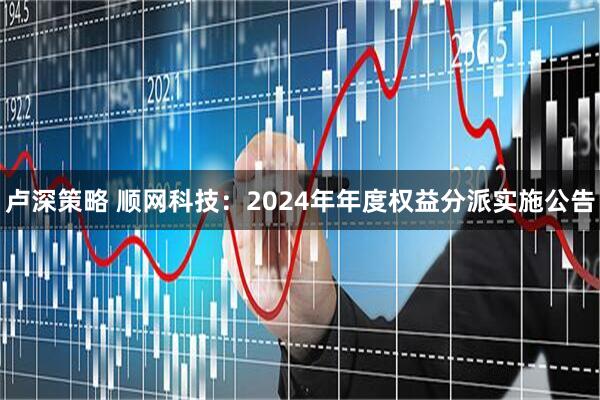 卢深策略 顺网科技：2024年年度权益分派实施公告