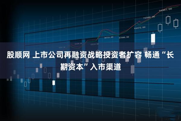 股顺网 上市公司再融资战略投资者扩容 畅通“长期资本”入市渠道